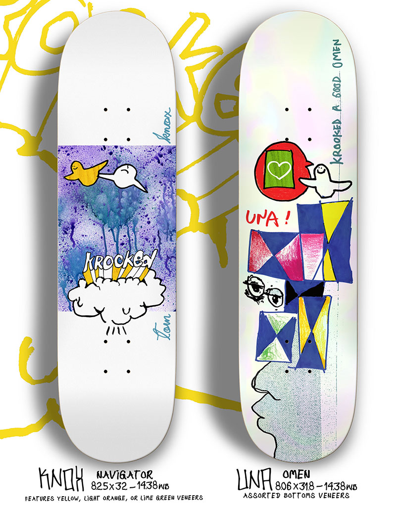 New decks from Knox and Una.