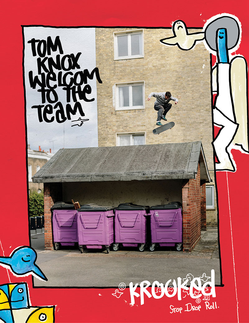 Tom Knox welcome to the team ad.